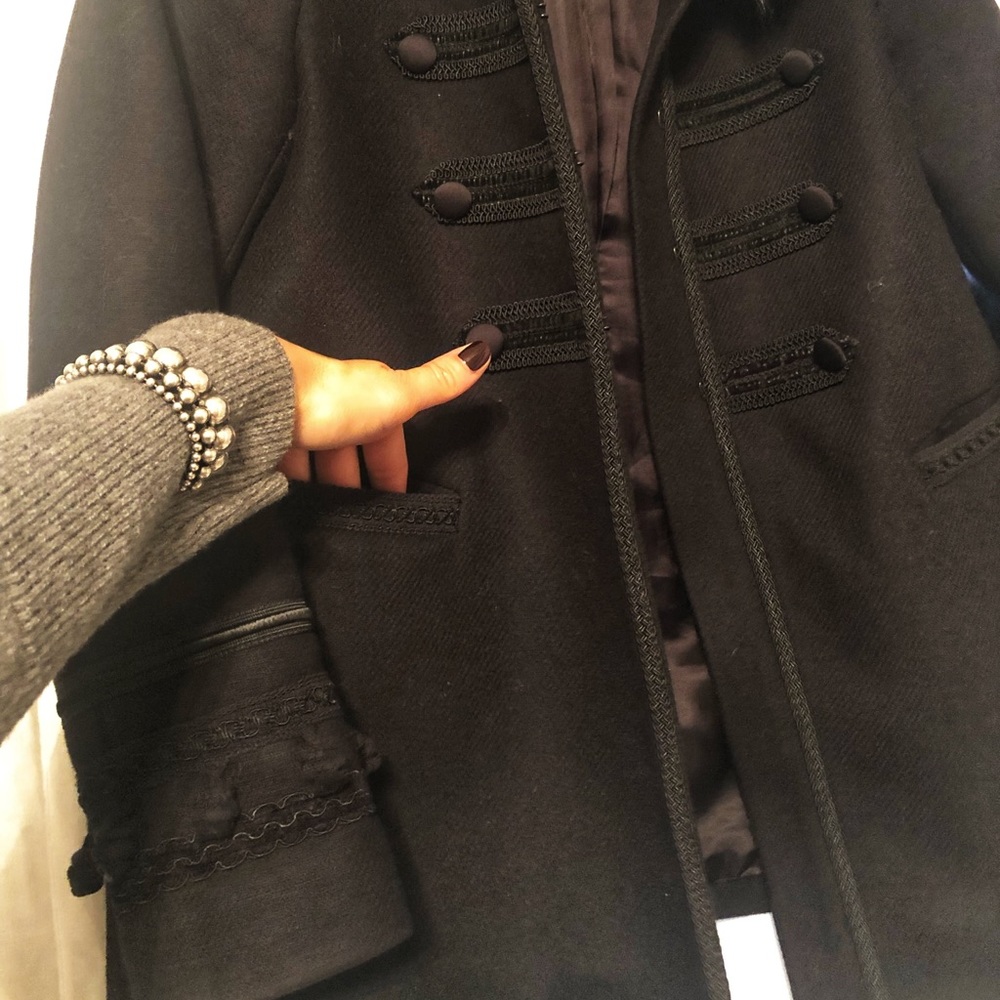 Zara Wool Hooded Jacket - Picture 5 of 8